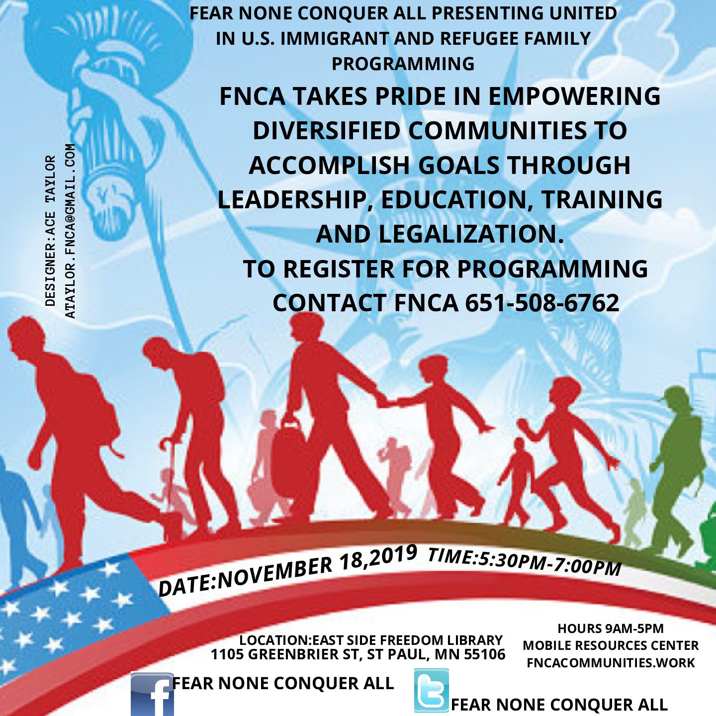 United In U S Immigrant And Refugee Family Programming East Side Freedom Library